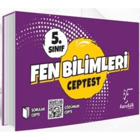 Karekök Yayınları 5. Sınıf Fen Bilimleri Cep Test Komisyon