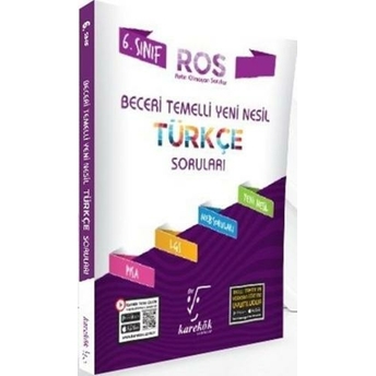 Karekök Yayınları 6. Sınıf Türkçe Ros Serisi Soru Bankası Komisyon