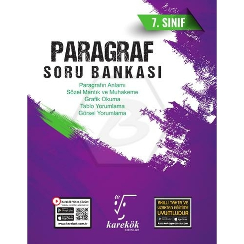 Karekök Yayınları 7. Sınıf Lgs Paragraf Soru Bankası Komisyon