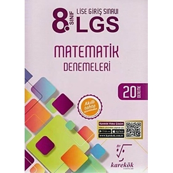 Karekök Yayınları 8.Sınıf Lgs Matematik Denemeleri