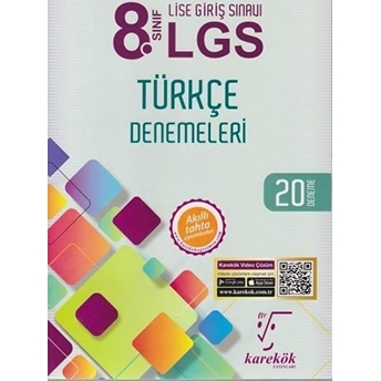 Karekök Yayınları 8.Sınıf Lgs Türkçe Denemeleri