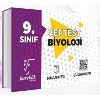 Karekök Yayınları 9. Sınıf Biyoloji Cep Test Komisyon