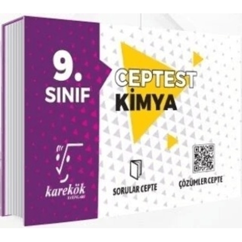 Karekök Yayınları 9. Sınıf Kimya Cep Test Komisyon