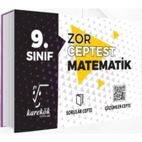 Karekök Yayınları 9. Sınıf Matematik Zor Cep Test Komisyon