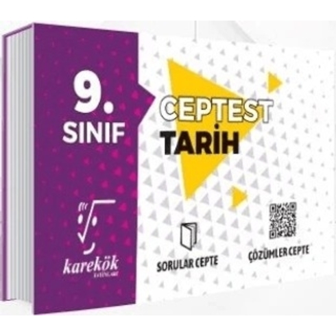 Karekök Yayınları 9. Sınıf Tarih Cep Test Komisyon