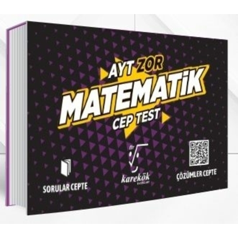 Karekök Yayınları Ayt Cep Test Matematik Zor