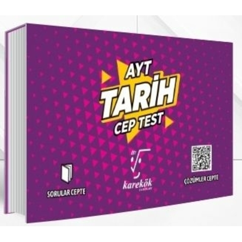 Karekök Yayınları Ayt Cep Test Tarih