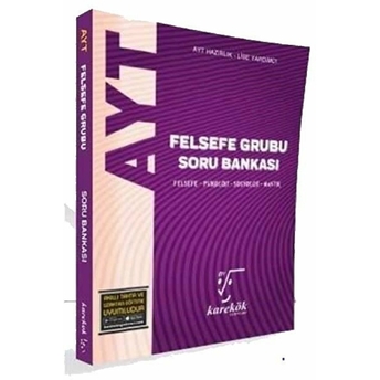 Karekök Yayınları Ayt Felsefe Grubu Soru Bankası