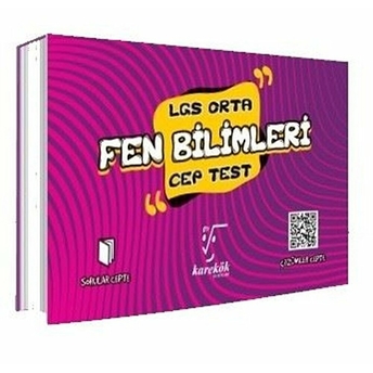 Karekök Yayınları Lgs Cep Test Fen Bilimleri Orta