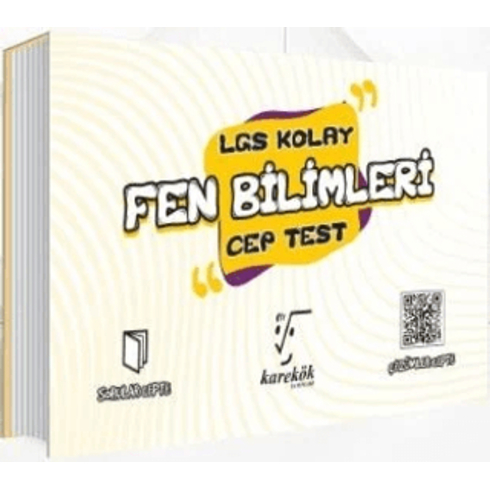 Karekök Yayınları Lgs Fen Bilimleri Kolay Cep Test Komisyon