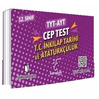 Karekök Yayınları Tyt-Ayt Cep Test Tc.inkilap Tar.ve Atatürkçülük