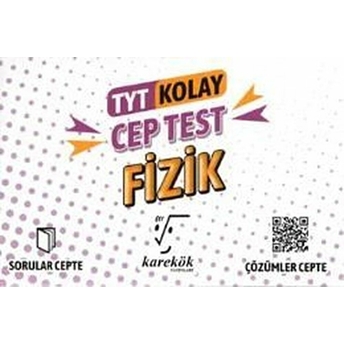 Karekök Yayınları Tyt Cep Test Fizik Kolay