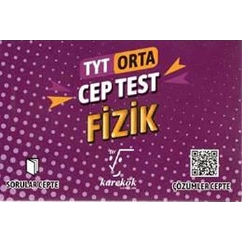 Karekök Yayınları Tyt Cep Test Fizik Orta