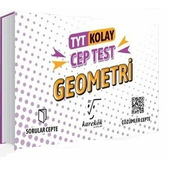 Karekök Yayınları Tyt Cep Test Geometri (Kolay)