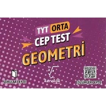 Karekök Yayınları Tyt Cep Test Geometri Orta