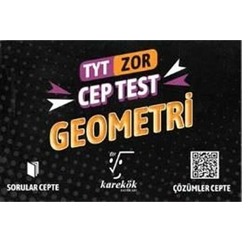 Karekök Yayınları Tyt Cep Test Geometri (Zor)