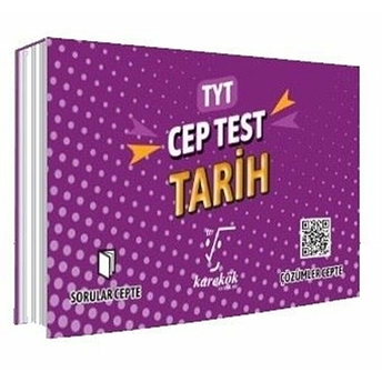 Karekök Yayınları Tyt Cep Test Tarih