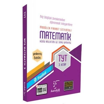 Karekök Yayınları Tyt Matematik Konu Anlatımı Ve Soru Bankası 3. Kitap Komisyon