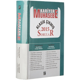 Kariyer Muhasebe 2015 Klasik Çıkmış Sorular-Mert Ümit Aslan