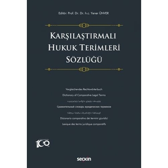 Karşılaştırmalı Hukuk Terimleri Sözlüğü Yener Ünver