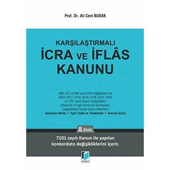 Karşılaştırmalı Icra Ve Iflas Kanunu Ali Cem Budak