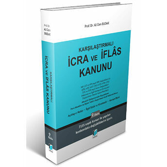 Karşılaştırmalı Icra Ve Iflas Kanunu Ali Cem Budak