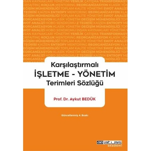 Karşılatırmalı Işletme Yönetim Terimleri Sözlüğü Aykut Bedük