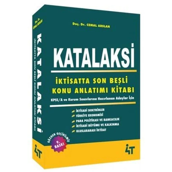 Katalaksi Iktisatta Son Beşli Konu Anlatım Kitabı Cemal Arslan