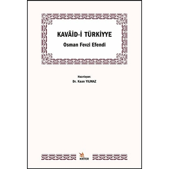 Kavaid-I Türkiyye Osman Fevzi Efendi