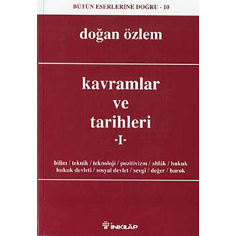 Kavramlar Ve Tarihleri - 1 Doğan Özlem