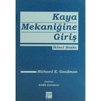 Kaya Mekaniğine Giriş Ciltli Richard E. Goodman