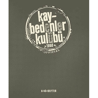 Kaybedenler Kulübü Kare Defter - Erol Egemen