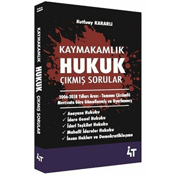 Kaymakamlık Hukuk Çıkmış Sorular Kutluay Kararlı