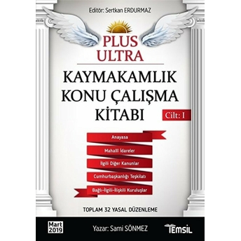 Kaymakamlık Konu Çalışma Kitabı Cilt 1 - Plus Ultra