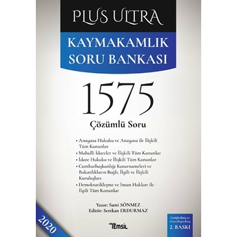 Kaymakamlık Soru Bankası 666 Çözümlü Soru Cilt 2 - Plus Ultra Sami Sönmez