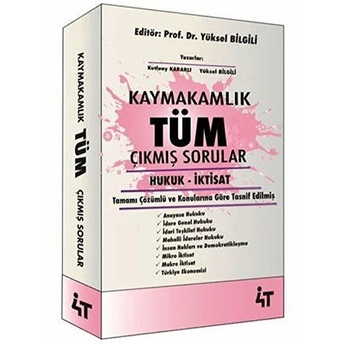 Kaymakamlık Tüm Çıkmış Sorular Kutluay Kararlı