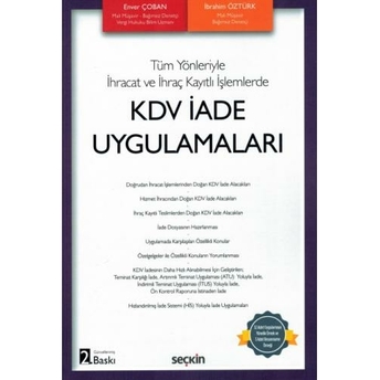 Kdv Iade Uygulamaları Enver Çoban