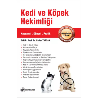 Kedi Ve Köpek Hekimliği 3. Baskı Ender Yarsan