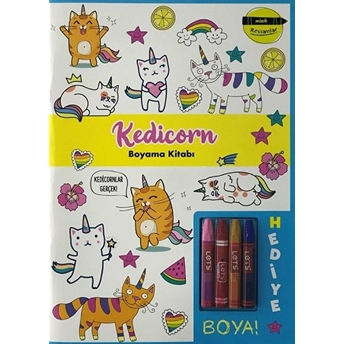 Kedicorn Boyama Kitabı - Minik Ressamlar Kolektif