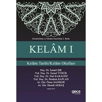 Kelam I Kelam Tarihi Kelam Okulları Yrd. Doç. Dr. Ibrahim Kaplan