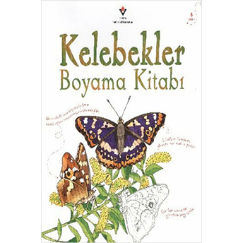 Kelebekler Boyama Kitabı Megan Cullis