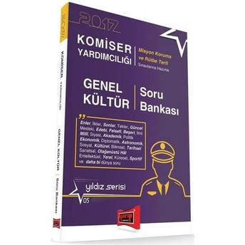 Kelepir 2017 Komiser Yardımcılığı Genel Kültür Soru Bankası Komisyon