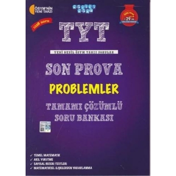 Kelepir Akıllı Adam Tyt Son Prova Problemler Tamamı Çözümlü Soru Bankası Komisyon