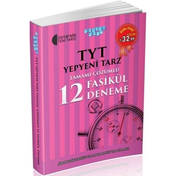 Kelepir Akıllı Adam Tyt Yepyeni Tarz Tamamı Çözümlü 12 Fasikül Deneme