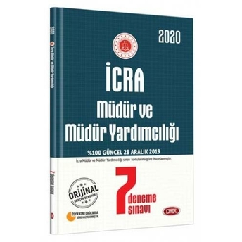 Kelepir ​Data Yayınları 2020 Icra Müdür Ve Müdür Yardımcılığı 7 Deneme Sınavı Komisyon