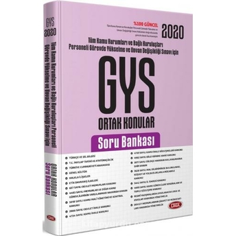 Kelepir Data Yayınları 2020 Türkiye Kamu Kurumları Ve Bağlı Kuruluşları Personeli Gys Ve Unvan Değişikliği Ortak Konular Soru Bankası Komisyon