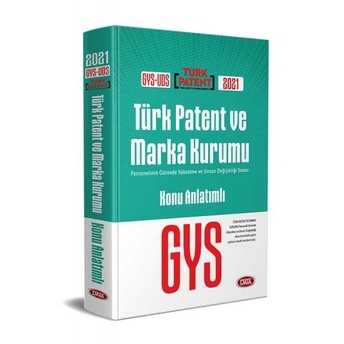 Kelepir Data Yayınları 2021 Gys Türk Patent Ve Marka Kurumu Konu Anlatımlı Komisyon