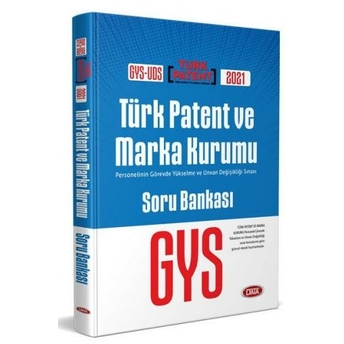 Kelepir Data Yayınları 2021 Türk Patent Ve Marka Kurumu Gys - Uds Soru Bankası Komisyon