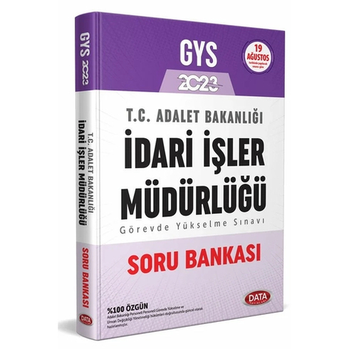 Kelepir Data Yayınları 2023 Gys Adalet Bakanlığı Idari Işler Müdürlüğü Soru Bankası Komisyon