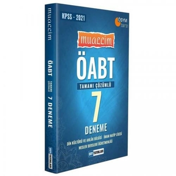 Kelepir Ddy Yayınları 2021 Öabt Din Kültürü Ve Ahlak Bilgisi Ve Ihl Meslek Dersleri Muallim 7 Deneme Çözümlü Komisyon